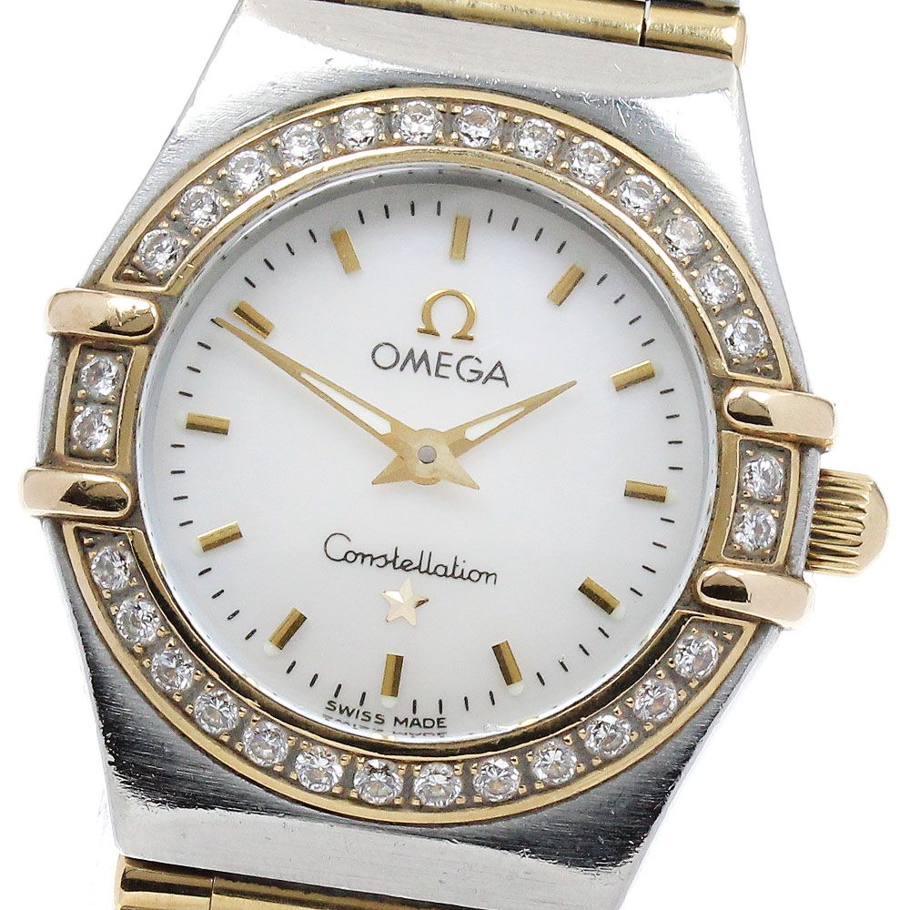 オメガ OMEGA 1561.71 コンステレーション ミニ マイチョイス ホワイト