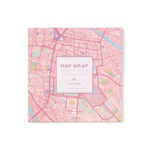 まとめ ゼンリン ノートパッド MAP WRAP NOTEPAD 金沢 8BC129H0A ×20セット
