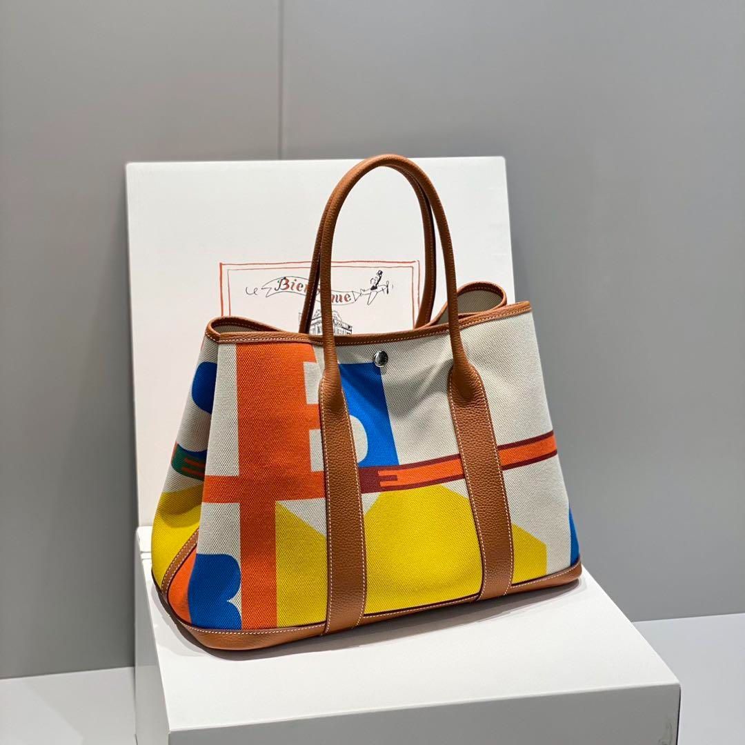 HERMES エルメス プティットサンチュールPM ハンドバッグキャンバス 