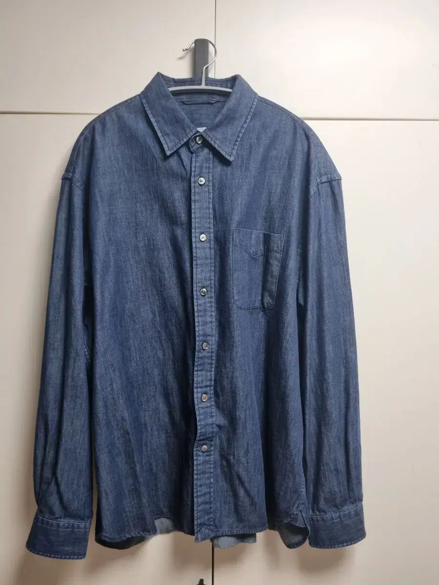 INTHERAW インザロウ デニムシャツ インディゴブルー