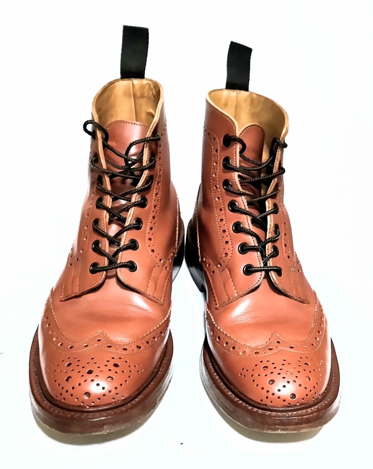 トリッカーズ Tricker's カントリーブーツ 茶 UK8-5 26.5㎝ | guardline.kz