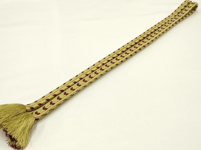 平和屋着物 上 有職組紐道明 帯締め 冠組 宮内庁御用 国立博物館御用 東京芸術大学御用 AABA9822ay