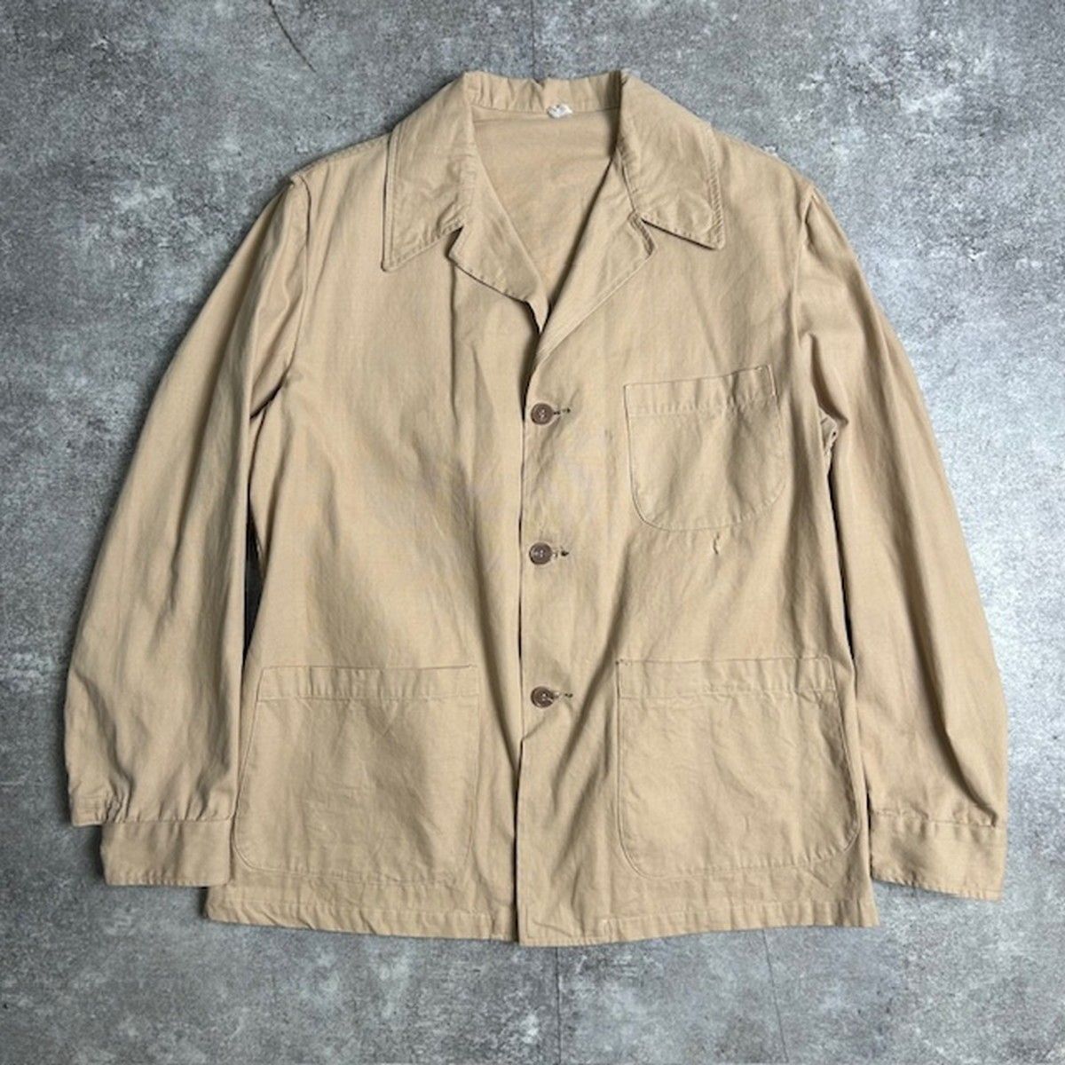 50~60s Unknown ジャケット ワークジャケット 棒TALONジッパー