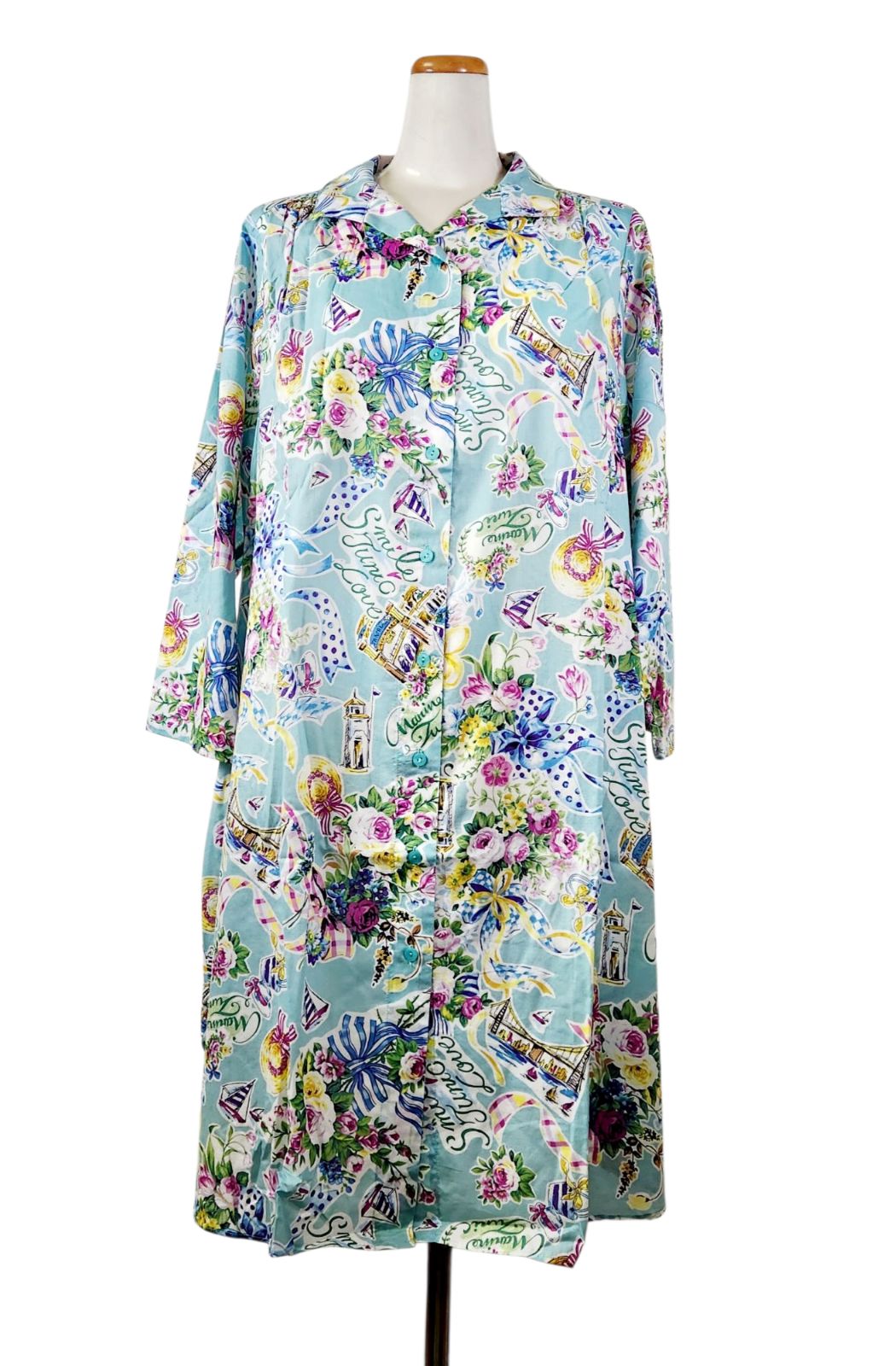 夏物入荷!! 鴨居羊子 TUNIC 襟付き 長袖 羽織り 全開 シャツ 夏物入荷!! 鴨居羊子 TUNIC 襟付き 長袖 羽織り 全開 シャツ