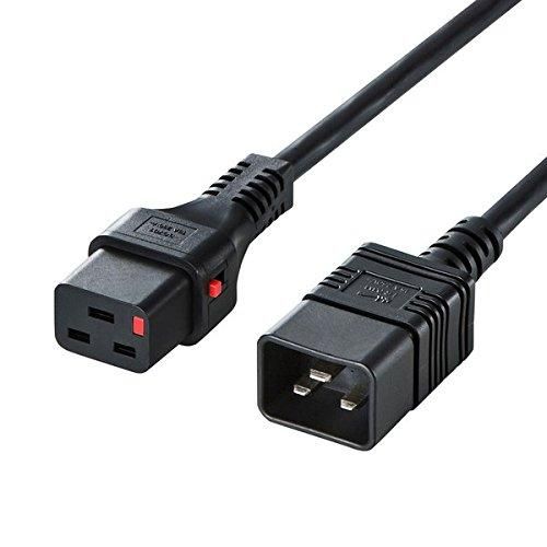 2営業日で発送 SANWASUPPLY サンワサプライ サンワサプライ 抜け防止ロック電源コード 5m APW15-C20C19LK05 APW15-C20C19LK05