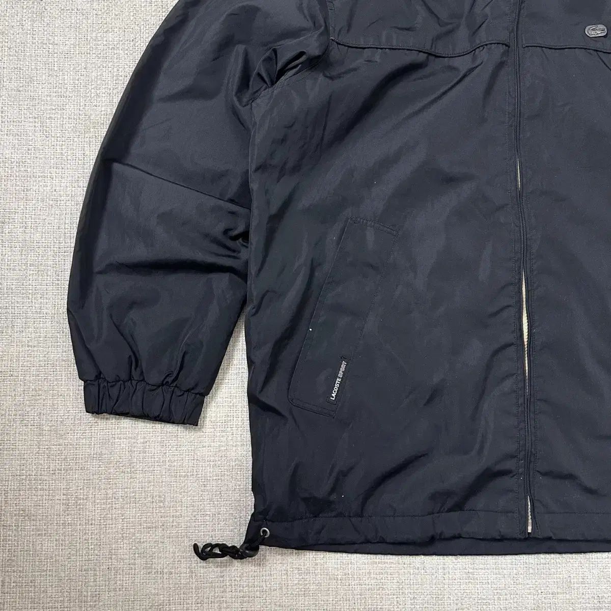 LACOSTE LACOSTE(ラコステ) 黒 ウインドブレーカー ラコステ Aライン 