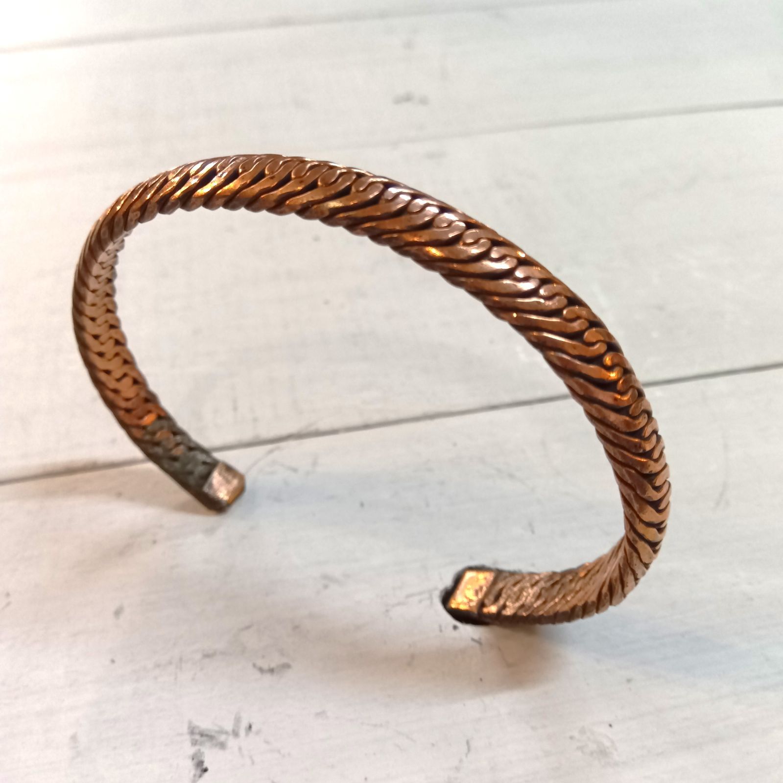 バングル ブレスレット コッパ― カッパー 銅 ネパール ハンドメイド 