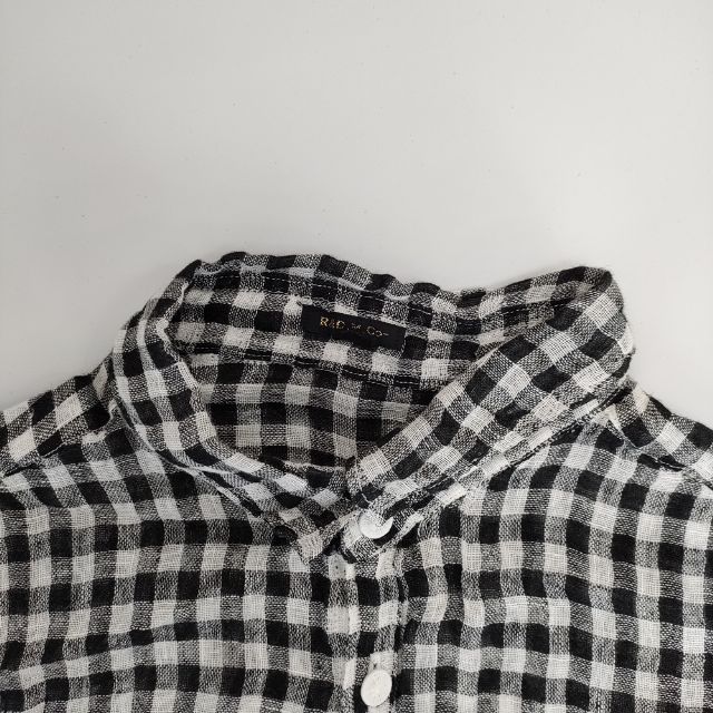 R&D.M.Co- オールドマンズテーラー　シワ加工　チェック　シャツ R&D.M.Co- オールドマンズテーラー シワ加工 チェック シャツ