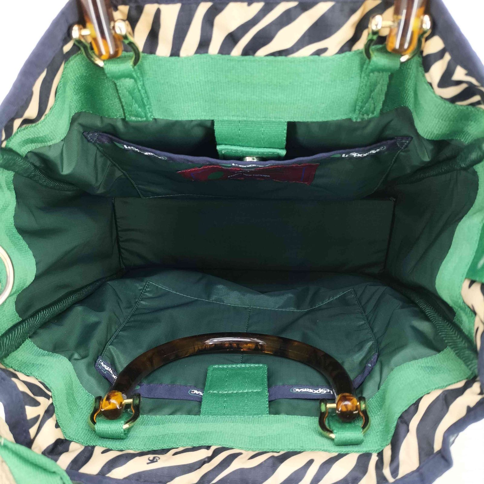＊美品＊　LeSportsac LG 2 ZIP POCKET TOTE LeSportsac（レスポートサック）の「LG 2 ZIP POCKET TOTE