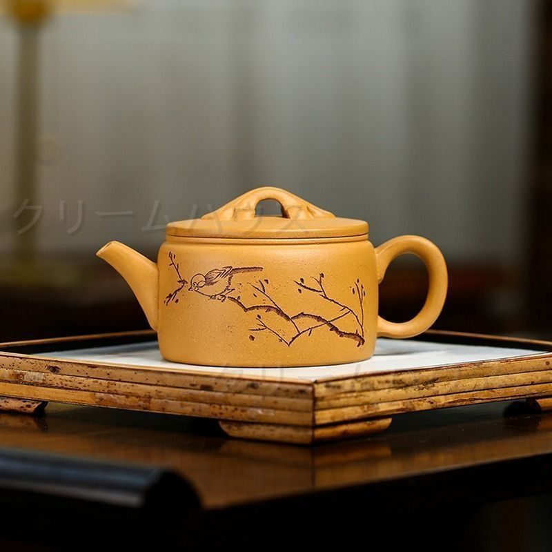 茶壷 急須 紫砂壺 ティーポット 常滑焼 紫砂茶器 唐物紫泥急須