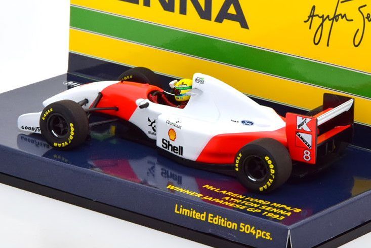 ミニチャンプス 1/43 マクラーレン フォード MP 4/8 優勝 日本GP