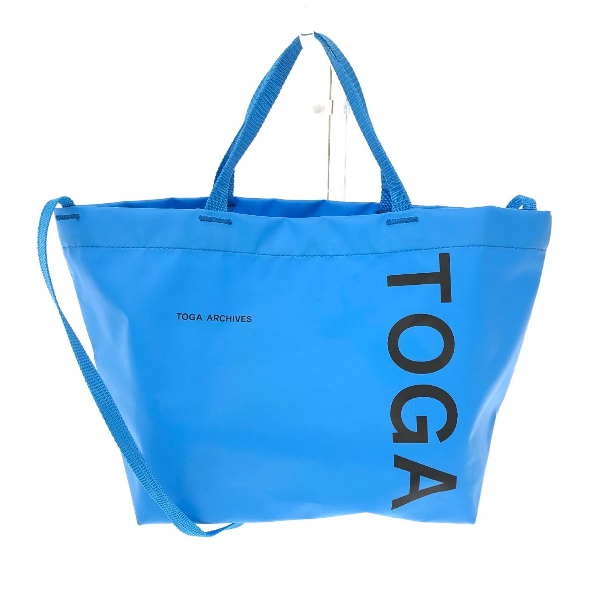 TOGA トーガ 2WAYトートバッグ ブルー ビニール レディース 