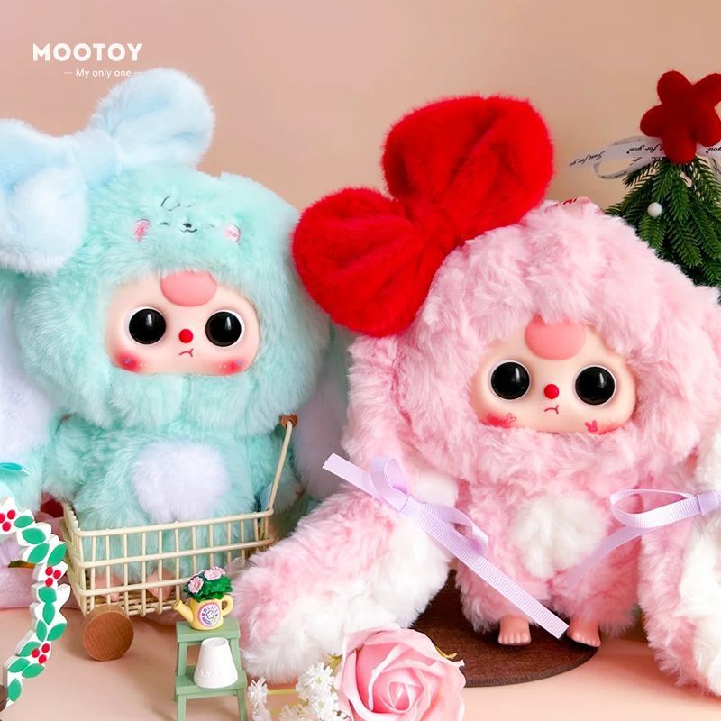 Baby three ウサギの回帰シリーズ ぬいぐるみストラップ