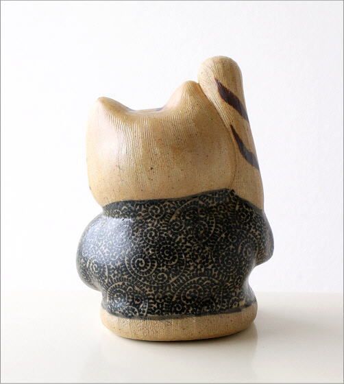 083 希少 瀬戸焼 ホワイト招き猫 高さ29cm 1点もの 陶器製 日本製 2025