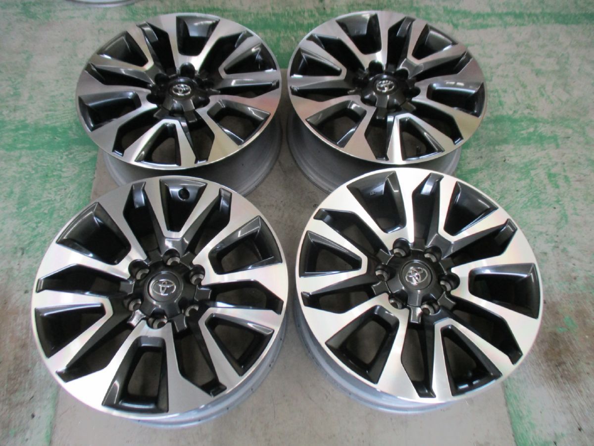 トヨタ 150 ランドクルーザー プラド 純正アルミホイール 19インチ 4本 新車外し 20646