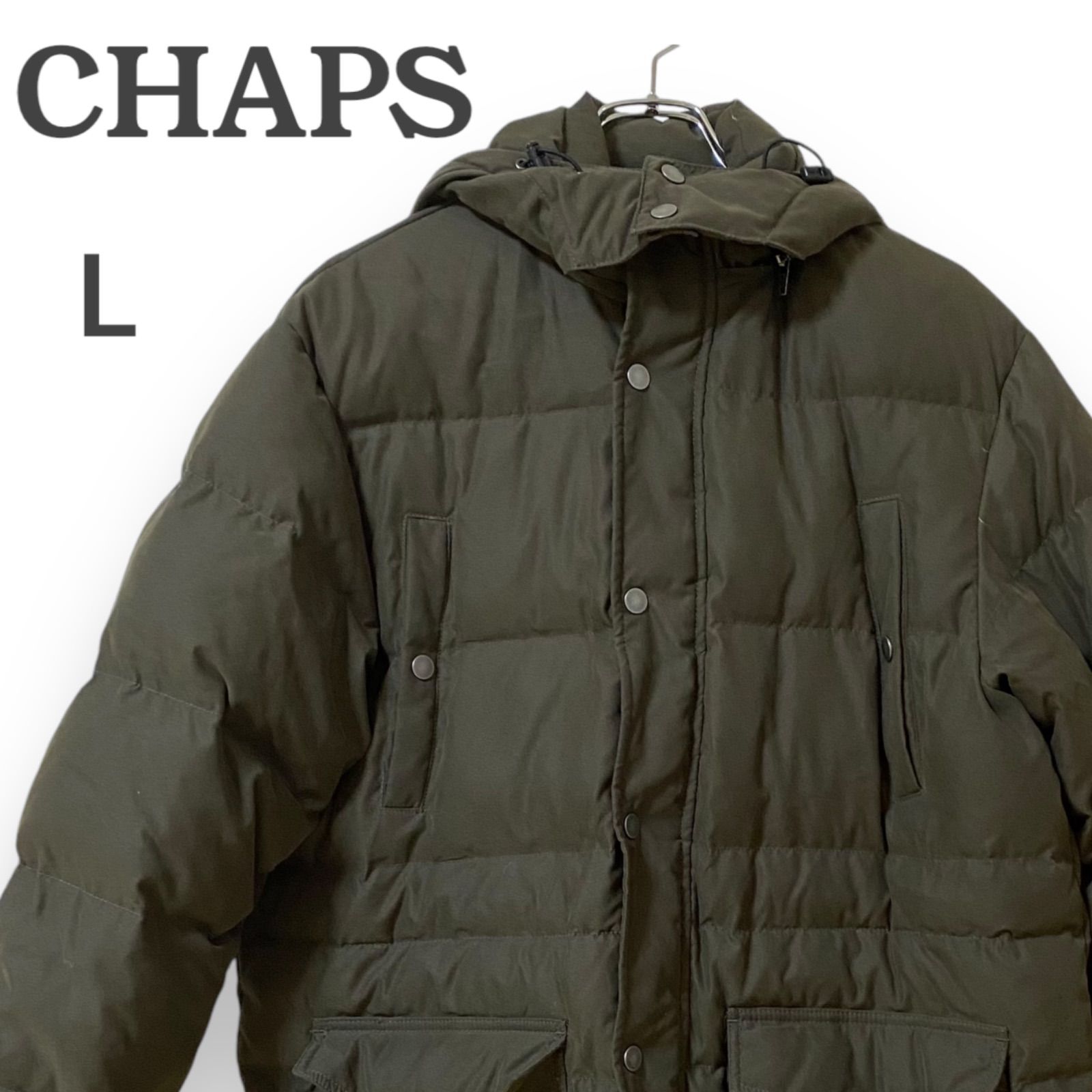 CHAPS(チャップス)カーキ メンズ ダウンジャケット ダウン ジャンパー 