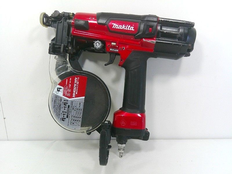 s25g-a555x【中古】makita ﾏｷﾀ 32mm 高圧ｴｱﾋﾞｽ打ち機 AR320HR 本体のみ  