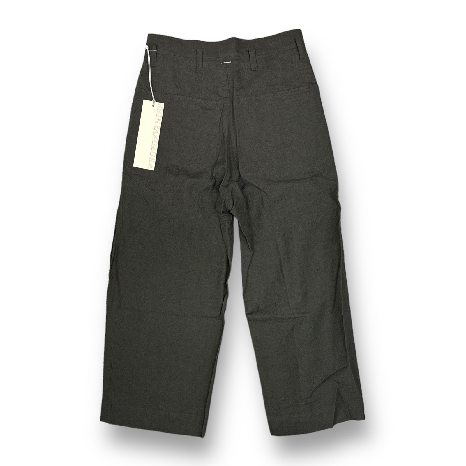 SHINYAKOZUKA 23SS WIDE TAPERED PANTS ワイドテーパードパンツ トラウザー スラックス シンヤコズカ ブラック S  2301SK40 60802A5 - メルカリ