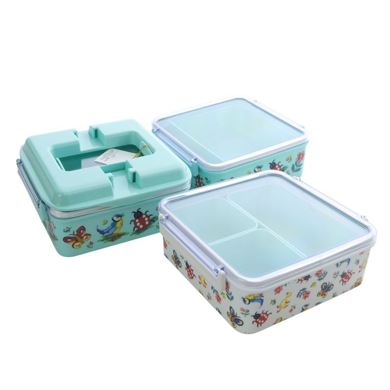 新品未使用　フェイラー ハイジ　3段ランチボックス　ハイジの日　feiler☆ フェイラー FEILER ハイジ 3段ランチボックス お弁当箱 黄緑 グリーン