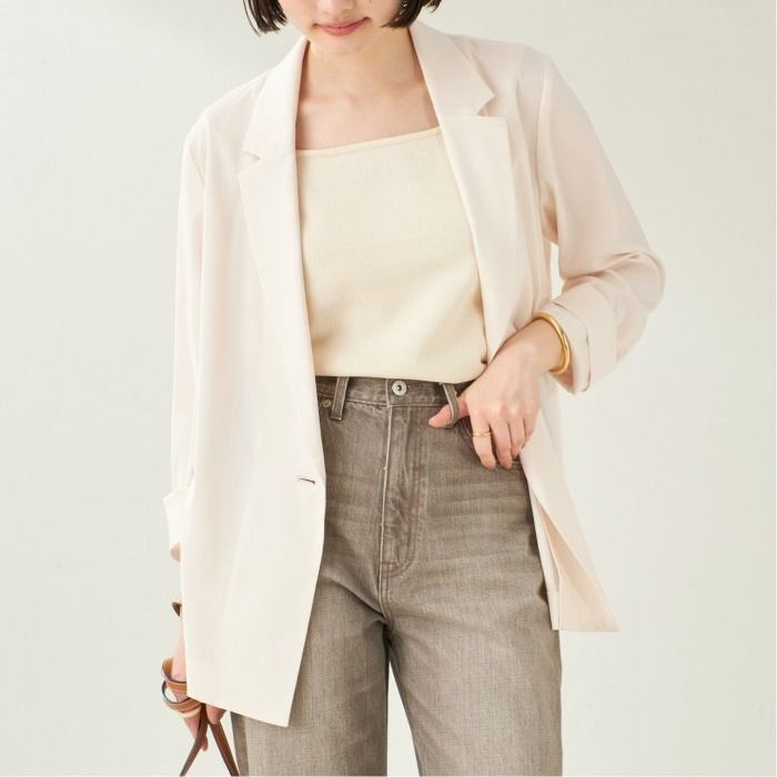 プラージュのジャケット Plage (プラージュ) 25010922705020 satin ジャケット レディース