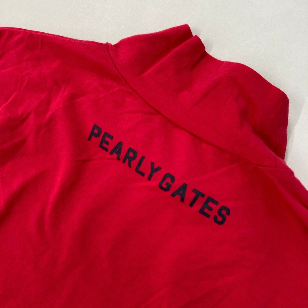 PEARLY GATES - パーリーゲイツ レディース 長袖モックネック