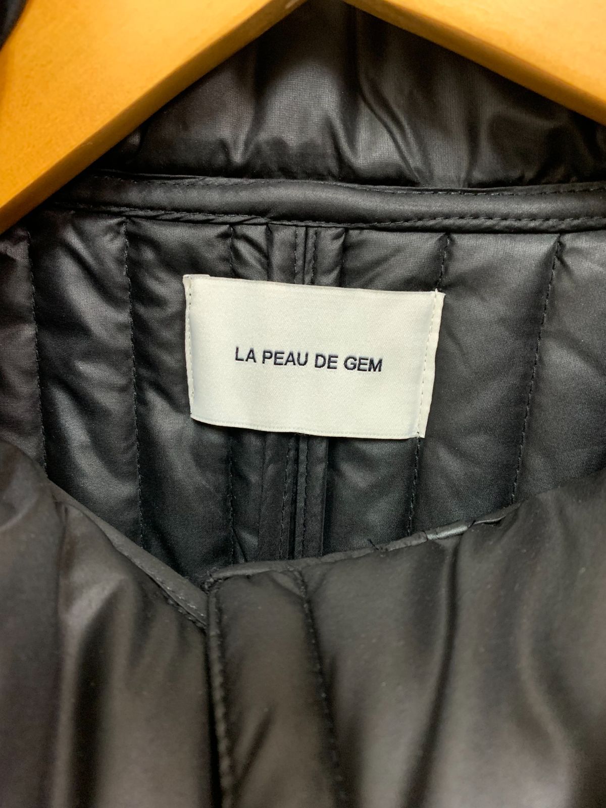 LA PEAU DE GEM キルティングポンチョコート LA PEAU DE GEM（ラポドゥジェム）の「【LA PEAU DE GEM