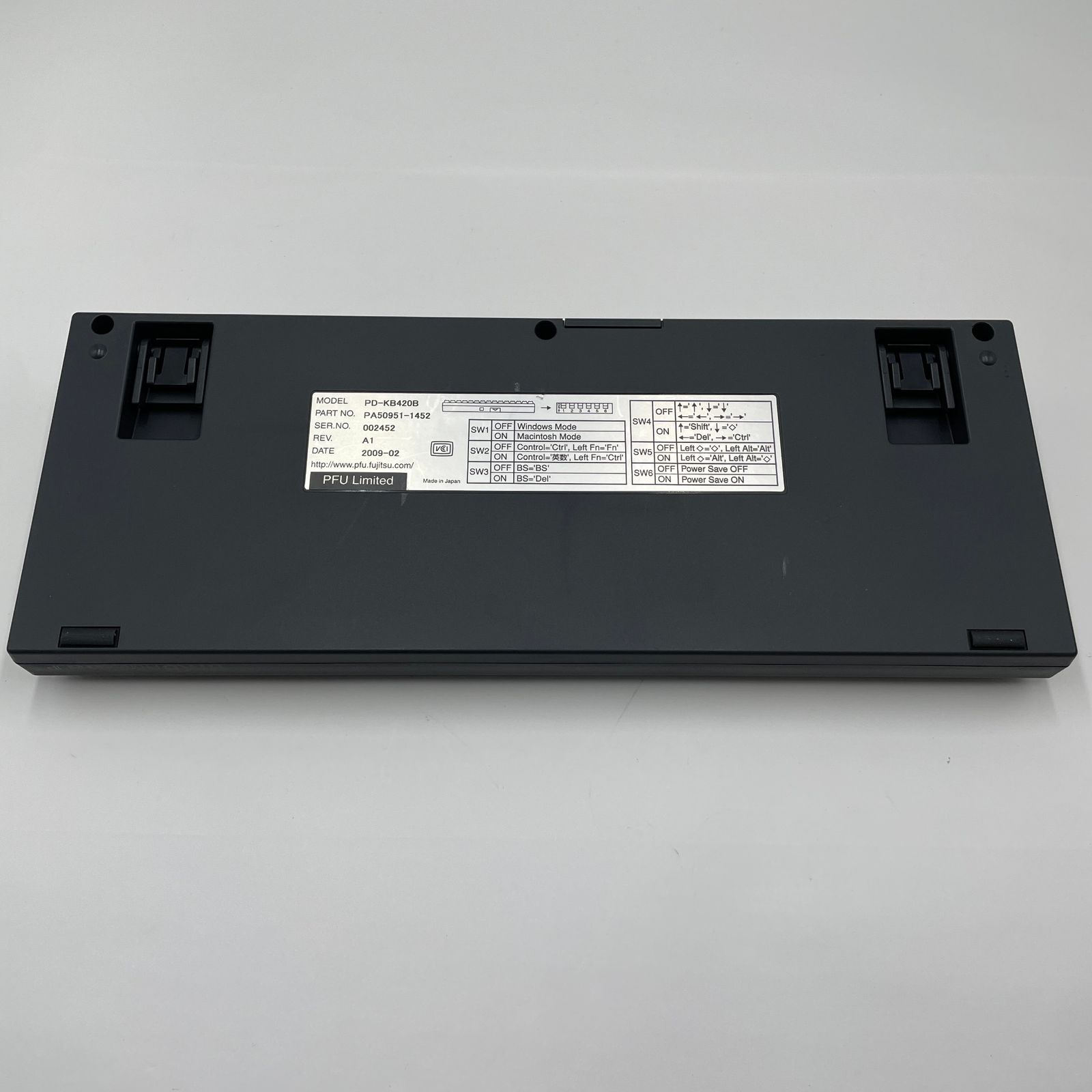 PFU HHKB Professional JP PD-KB420B 墨 日本語配列 キーボード PFU HHKB Professional JP PD-KB420B 墨 日本語配列 キーボード