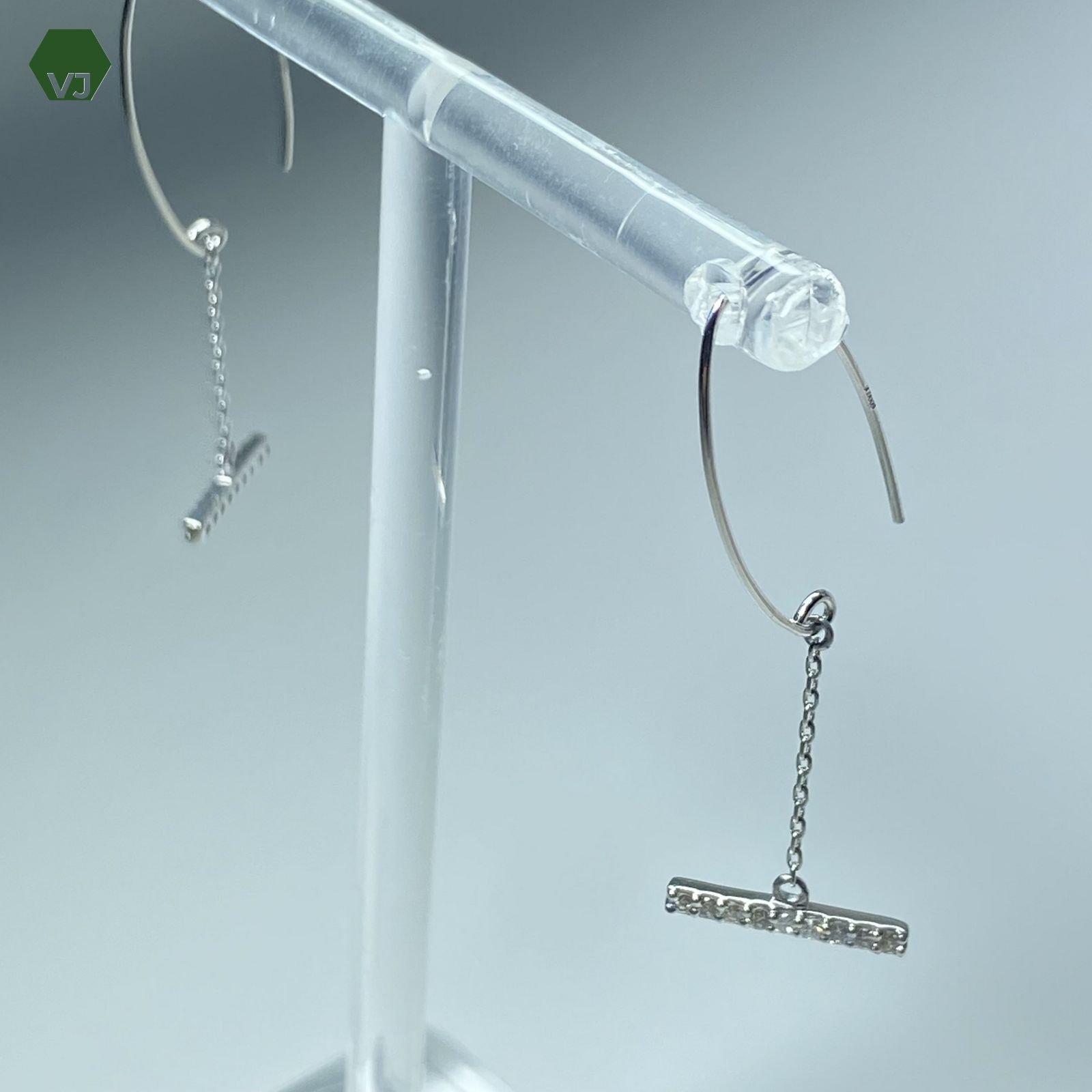 22-14】ダイヤモンド ピアス D0.194ct【中古】【PT900】☆By 