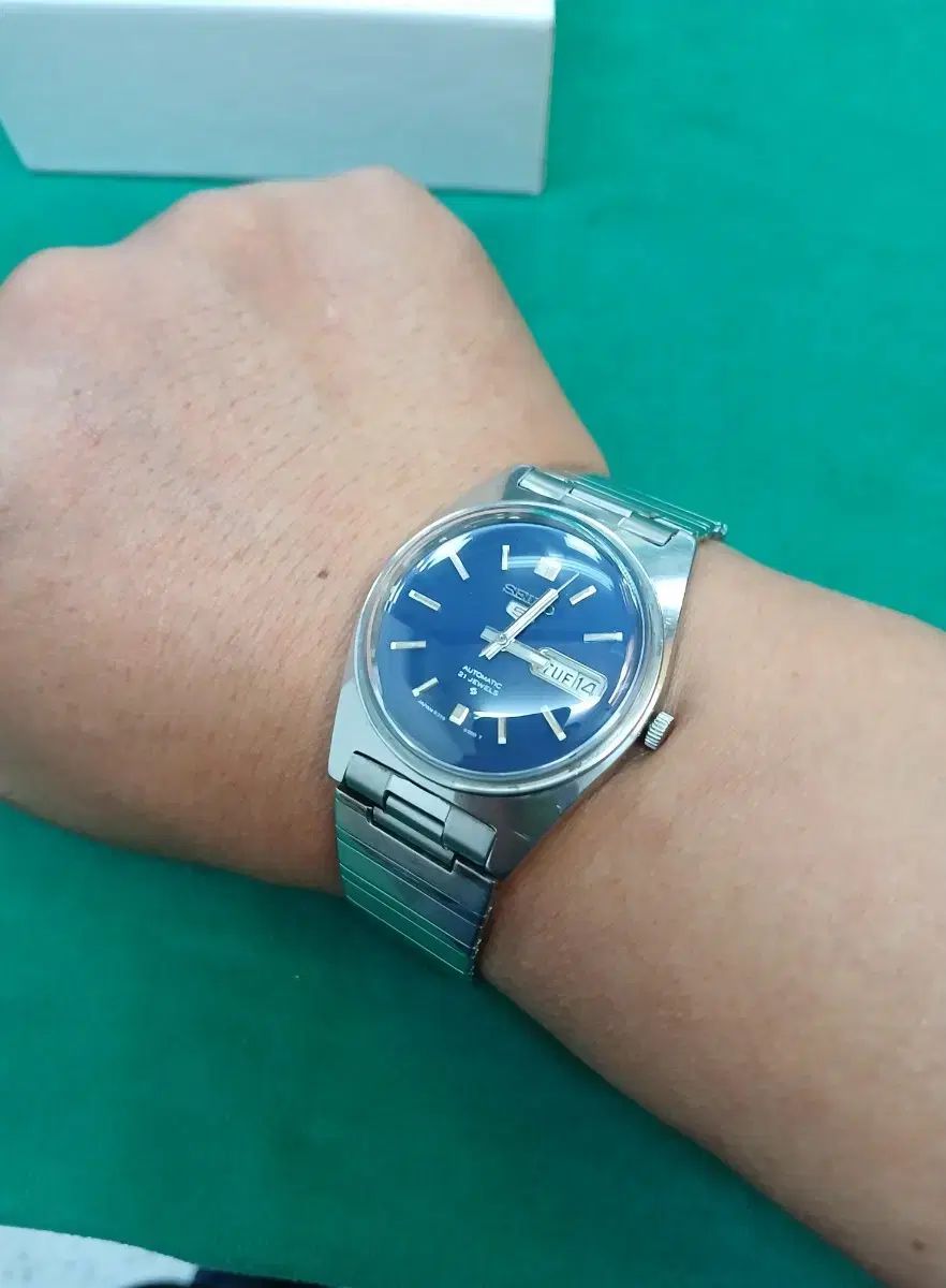 ヴィンテージ SEIKO(セイコー) 自動 青文字盤 ミリタリータイプ