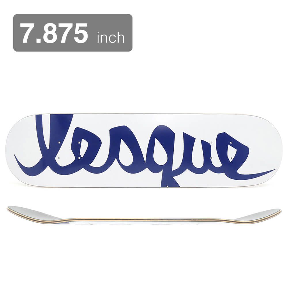 レスケ デッキ TEAM LOGO WHITE/NAVY 7.875 レスケ デッキ TEAM LOGO WHITE/NAVY 7.875 - メルカリ