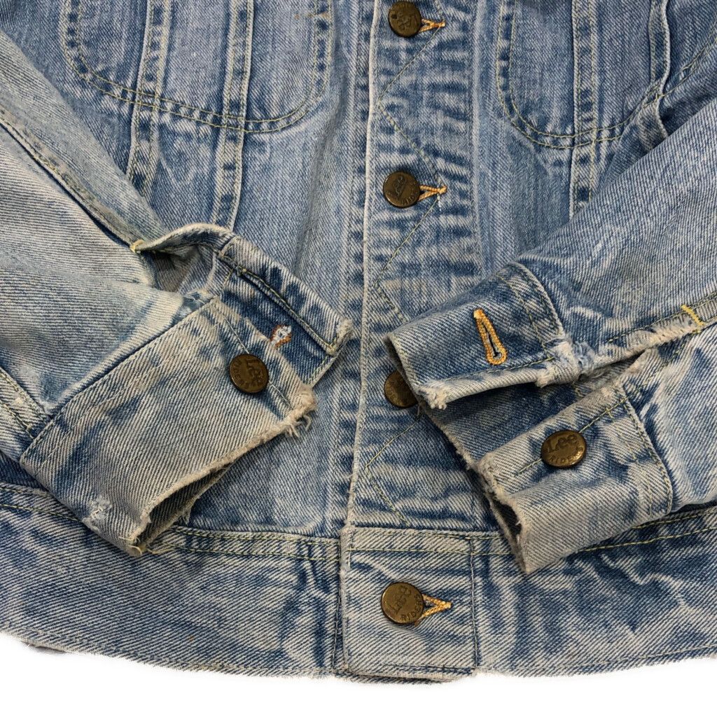 80s Lee PATD-153438 デニム トラッカー 変形 古着 80s USA Lee PATD-153438 denim jkt | 古着屋 grin days memory