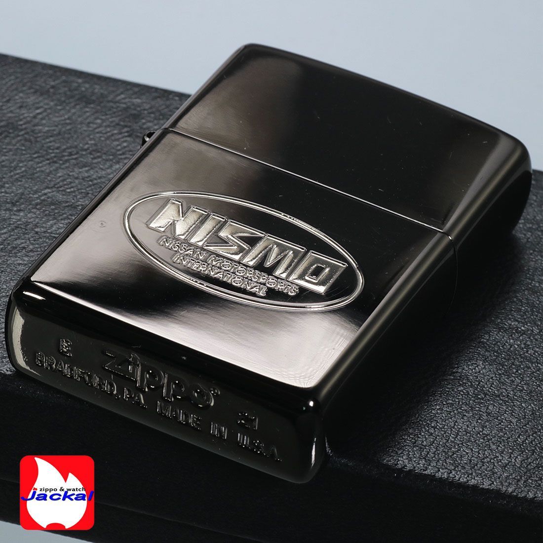 zippo(ジッポーライター)NISUMO 旧ロゴ 日産シリーズ ブラックニッケル