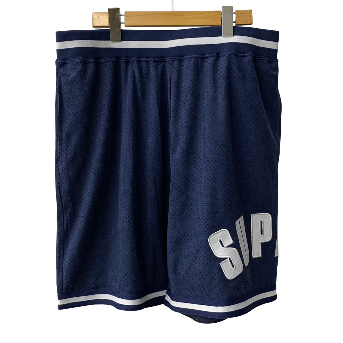 シュプリーム SUPREME Ultrasuede Mesh Short Navy ハーフパンツ ネイビー Mサイズ 201MB-878