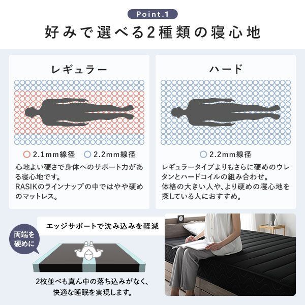 ホワイト コンセント付き