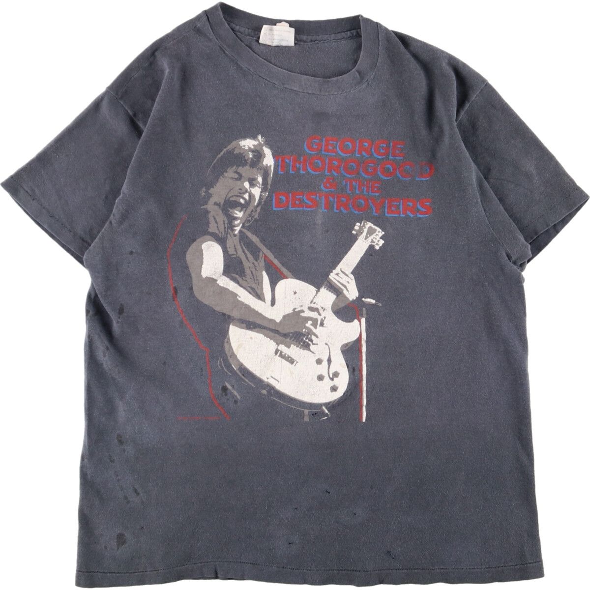 古着 80年代 ヘインズ Hanes GEORGE THOROGOOD THE DESTROYERS 