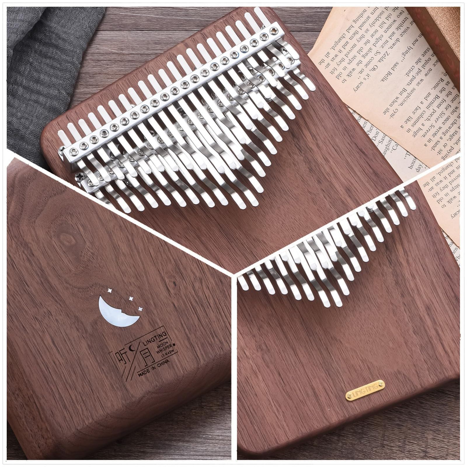 kalimba楽器 半音階のカリンバ