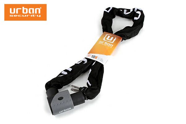 URBAN 10K120 アーバン ロック 盗難防止 バイク 自転車 特殊焼入れ鋼 10φ チェーンロック120cm