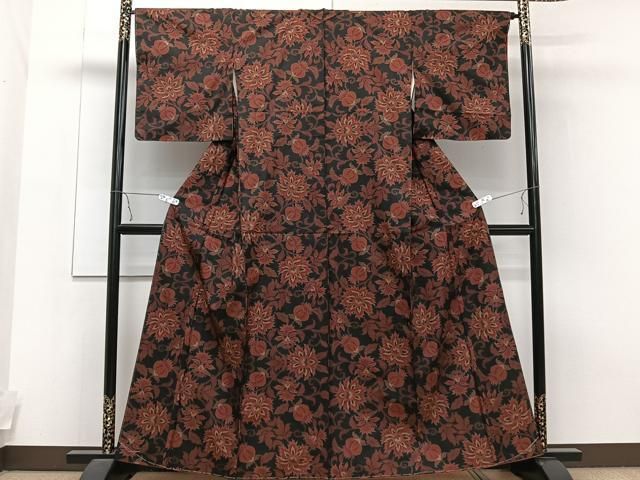 古典美術 都喜エ門】 本場大島紬 7マルキカタス ≪御仕立て