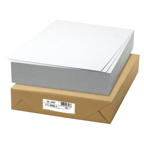 【新品・5営業日で発送】クラウン 事務用表紙（板目表紙）　〔１００枚入〕 (CR-JH45-W)