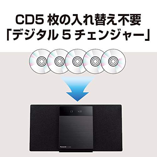 パナソニック ミニコンポ FM/AM 2バンド Bluetooth対応 デジタル5