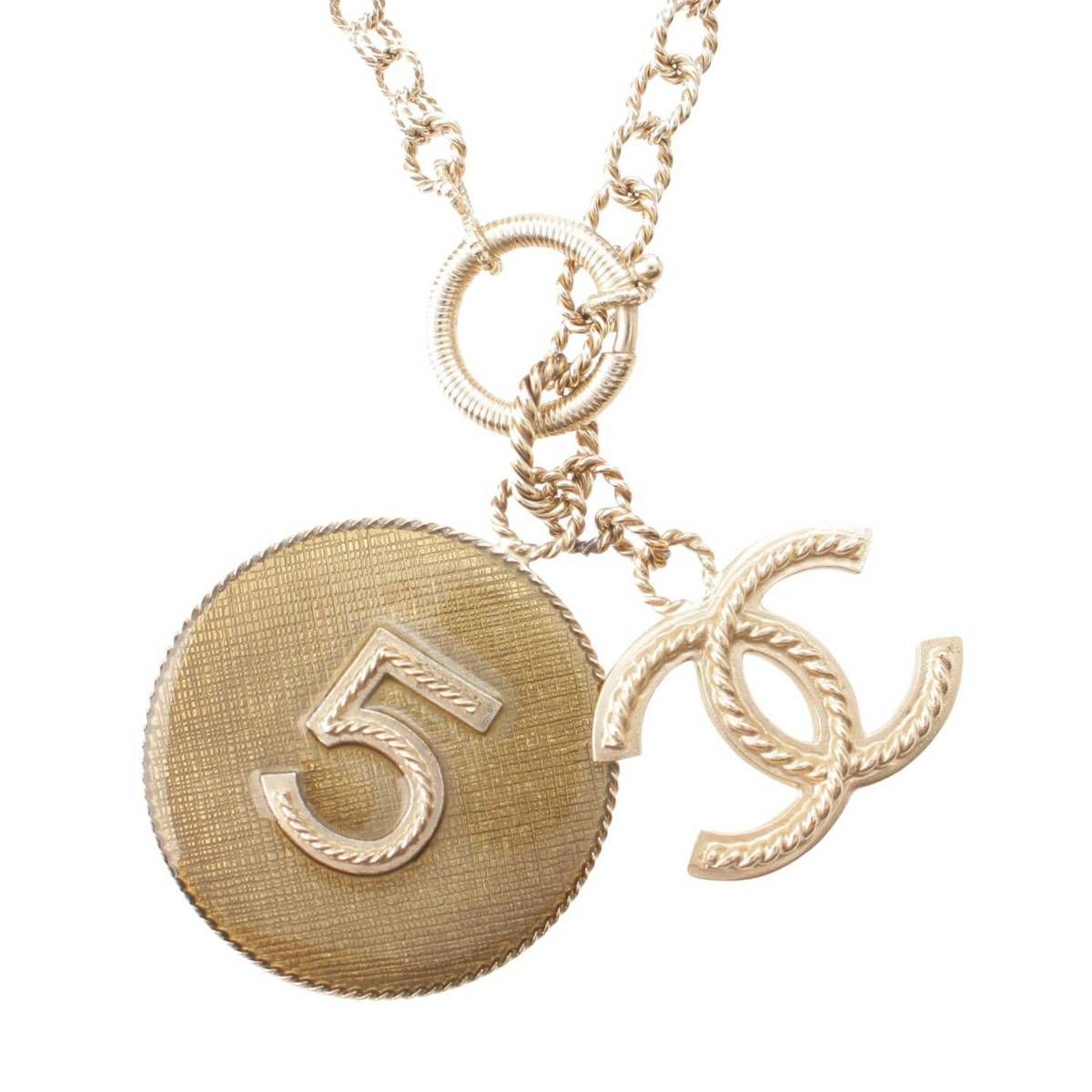 シャネル】Chanel B13P ココマーク No5 チェーンベルト ネックレス 