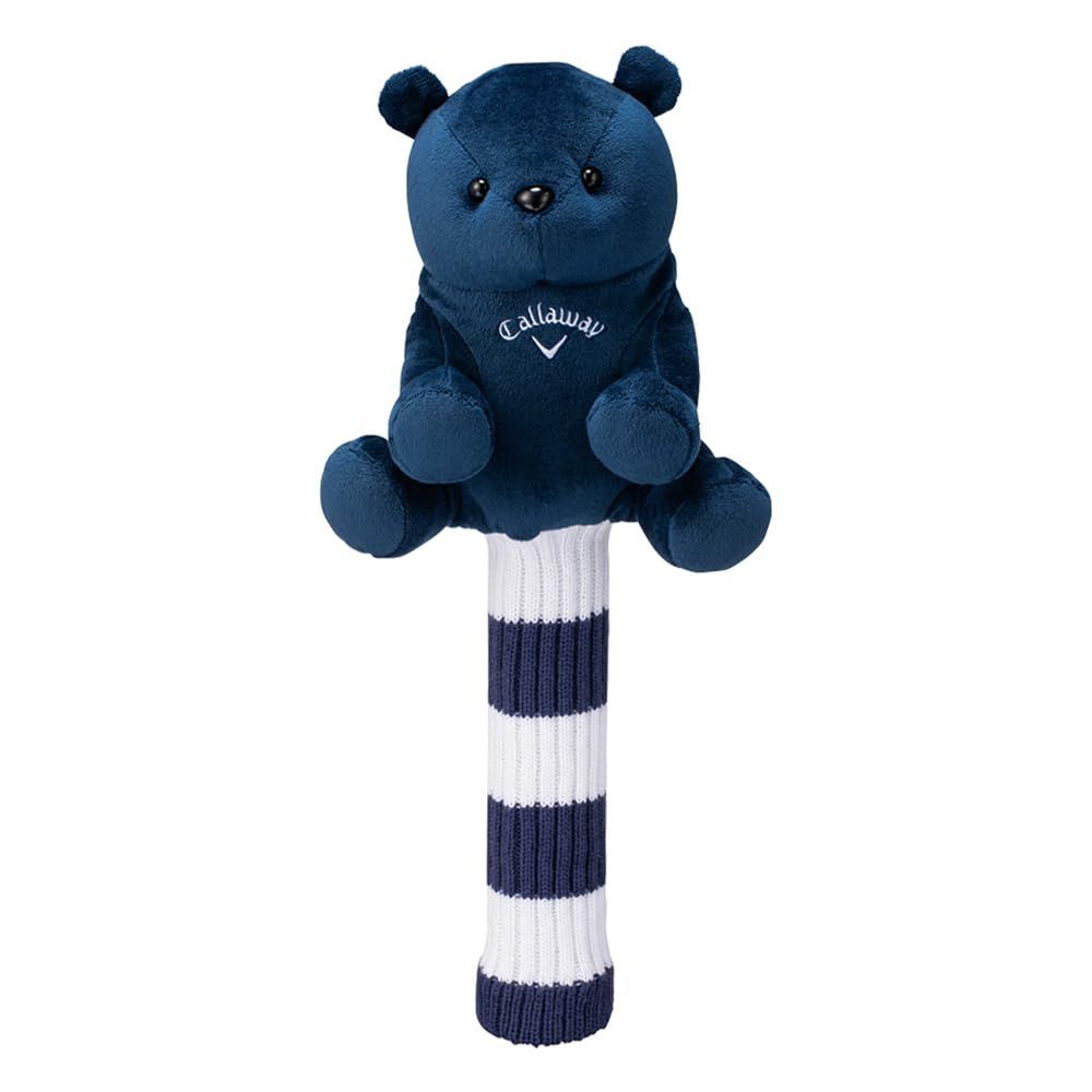 キャロウェイ Callaway ヘッドカバー AM BEAR FW NVY SS 23 FW用 番手タグ有り 番手付け替え式 3.4.5.7.9 ネイビー レディス ネイビー
