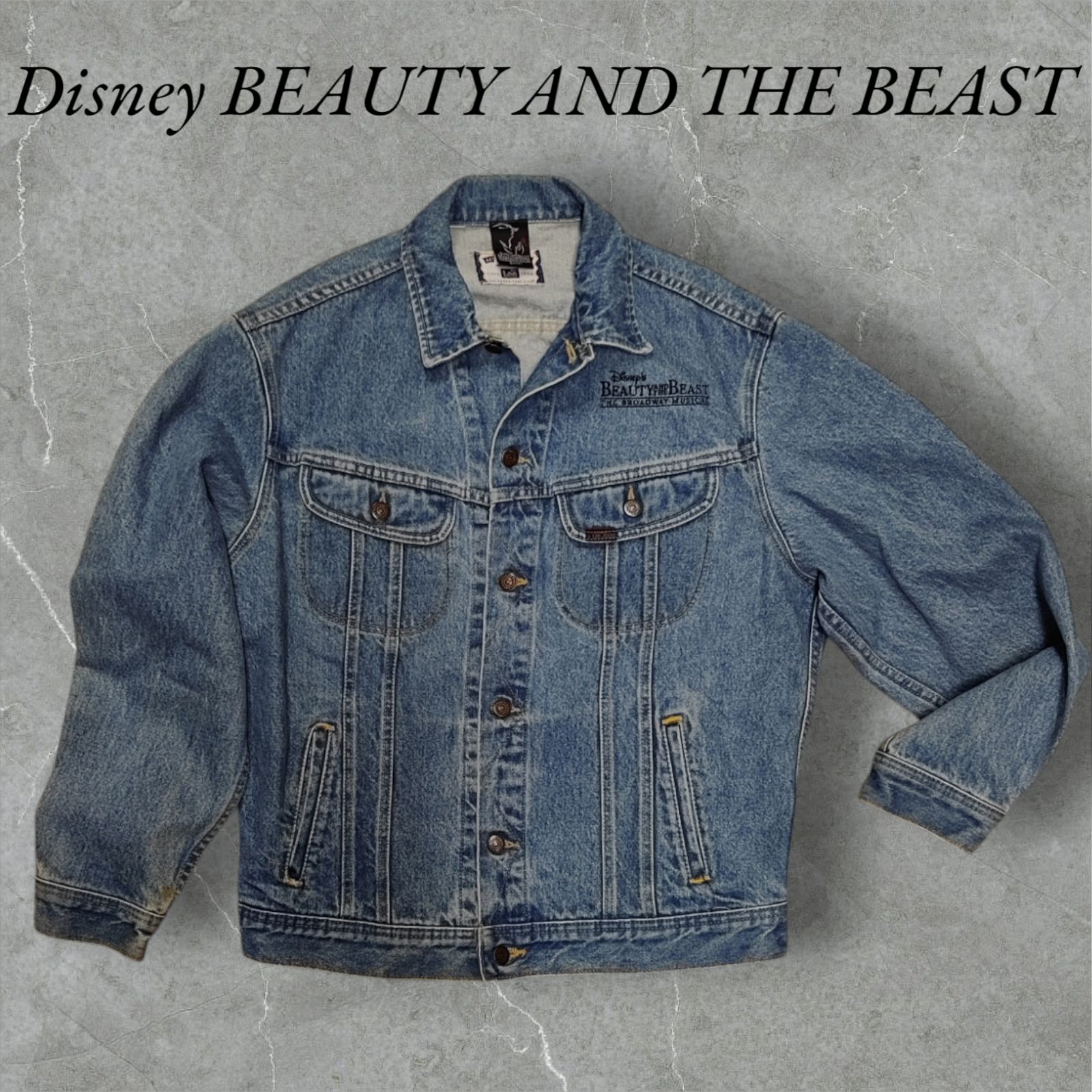 90'S Lee BEAUTY AND THE BEAST デニムジャケット ディズニー