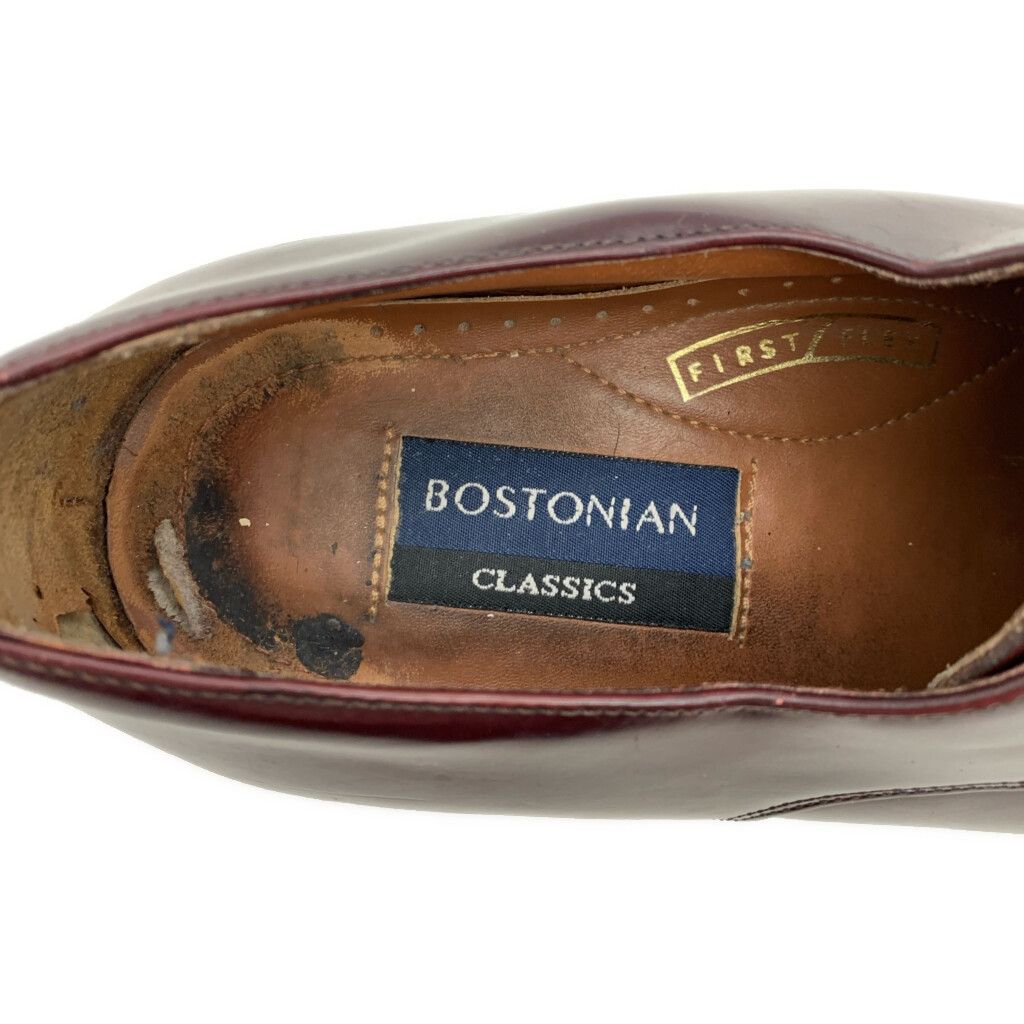 BOSTONIAN ボストニアン ストレートチップ 外羽根式 レザーシューズ