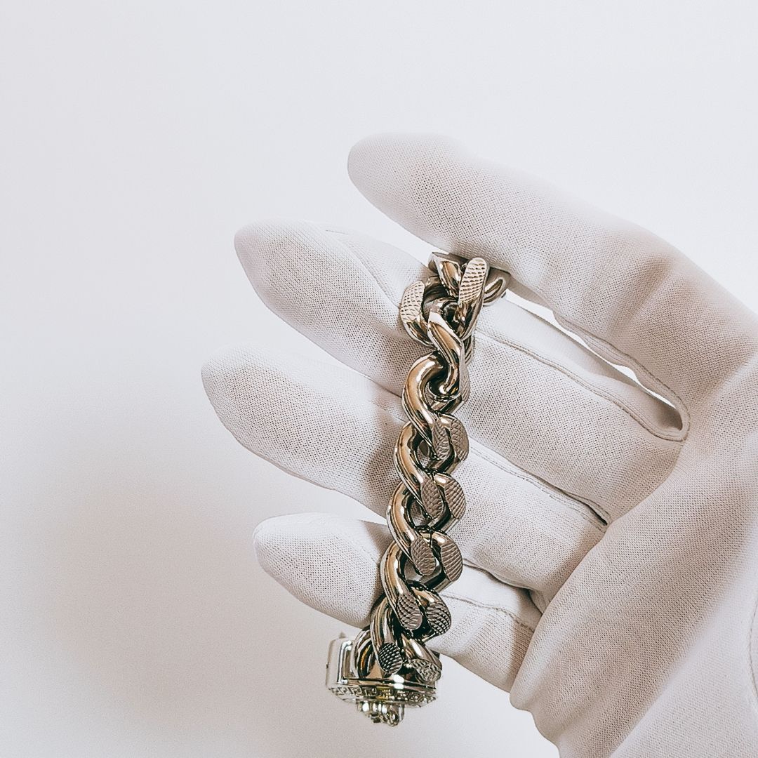 versace ブレスレット シルバー VERSACE ヴェルサーチ ギリシャ風