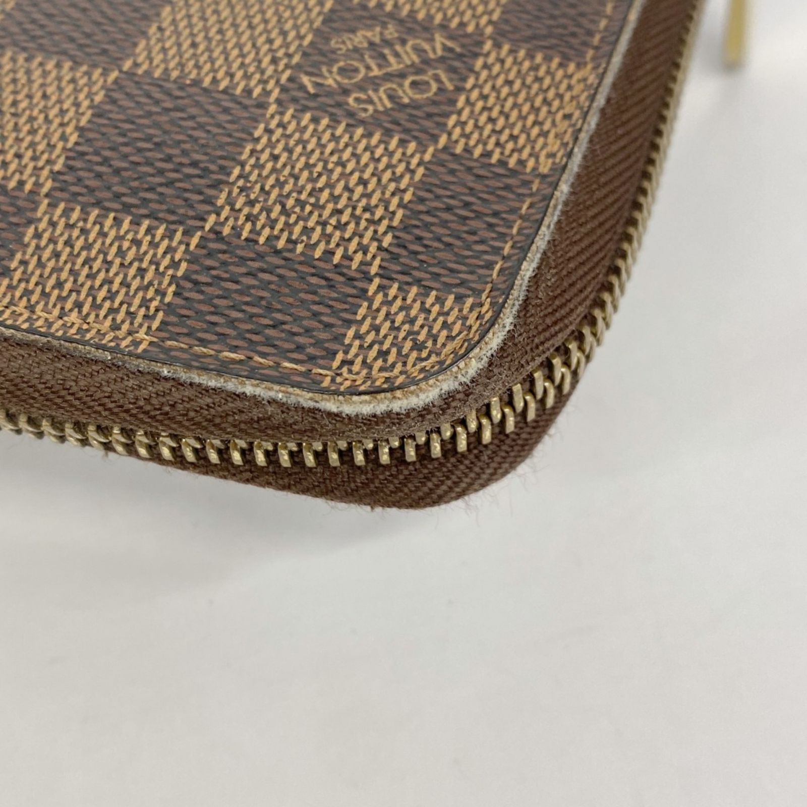 【最高級美品】ルイヴィトン ダミエ エベヌ ジッピーオーガナイザー 長財布 LOUIS VUITTON ルイヴィトン ジッピーオーガナイザー ダミエ 長