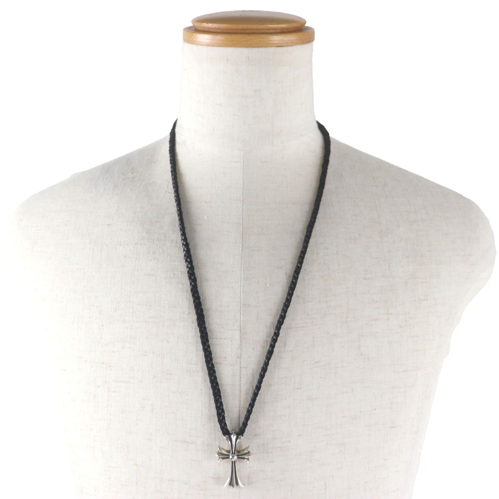 クロムハーツ スモールCHクロス レザーブレード ボロチップ 925