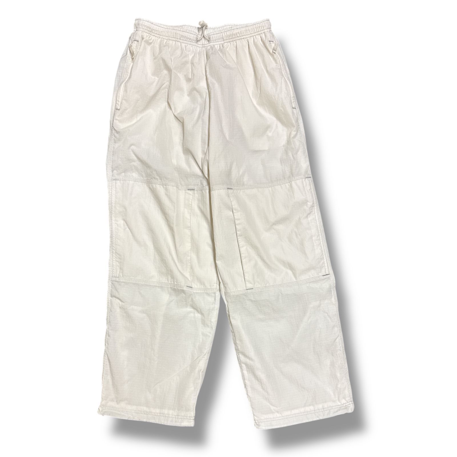 Supreme × NIKE 24SS Nike Ripstop Track Pant リプストップトラックパンツ イージーパンツ ナイキ シュプリーム コラボ FQ0342-030 ホワイト M 91369A5