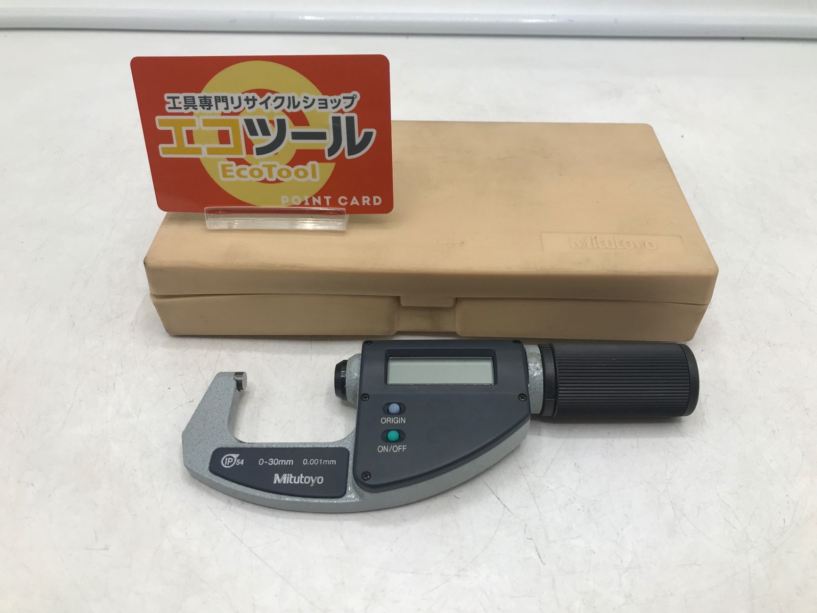 品 MITUTOYO|ミツトヨ デジタルマイクロメーター MDQ-30 293-661 IT5E9HQTVFMH エコツール岡崎岩津店 M02