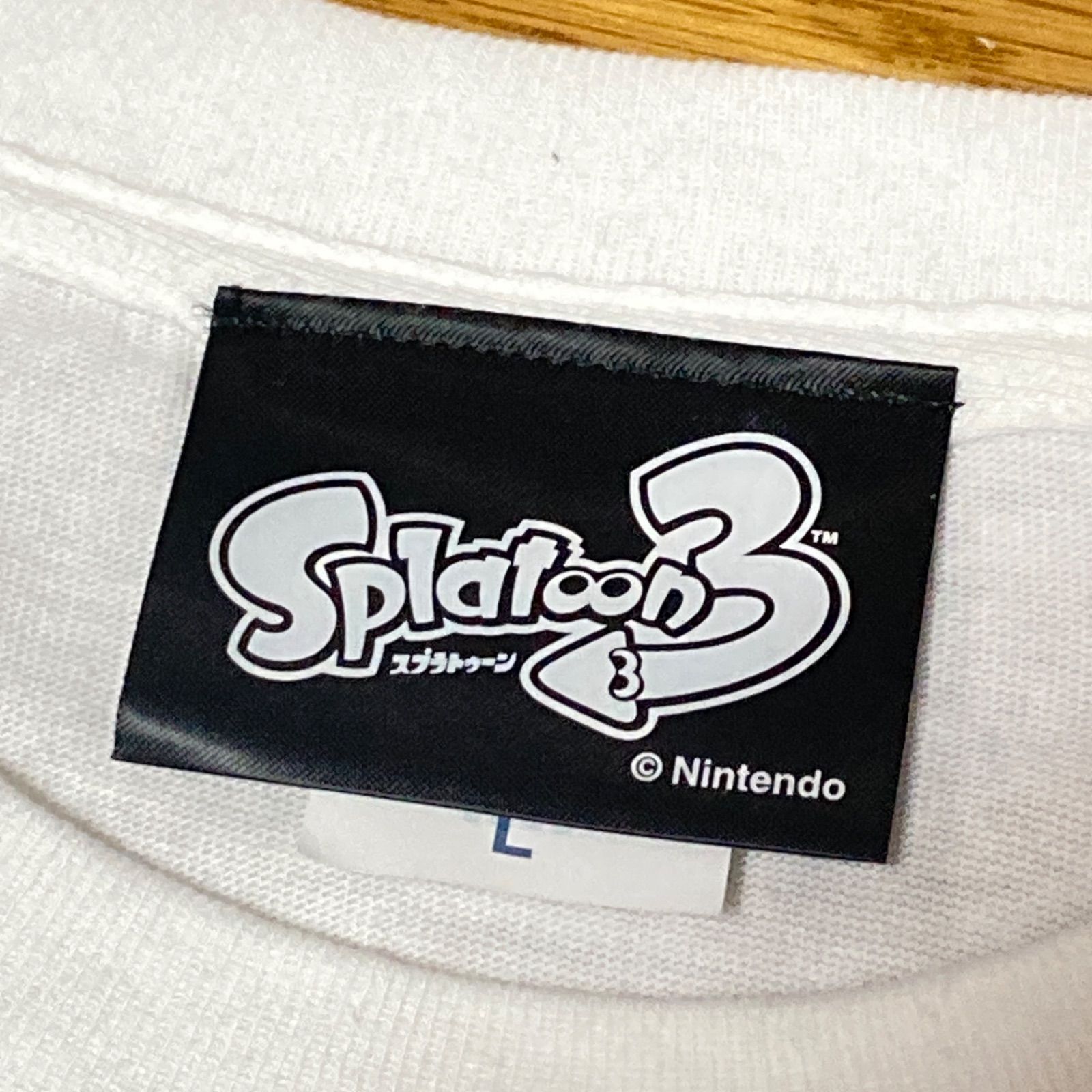 一度着用のみ美品/サイズ：L】スプラトゥーン3 イカサンT
